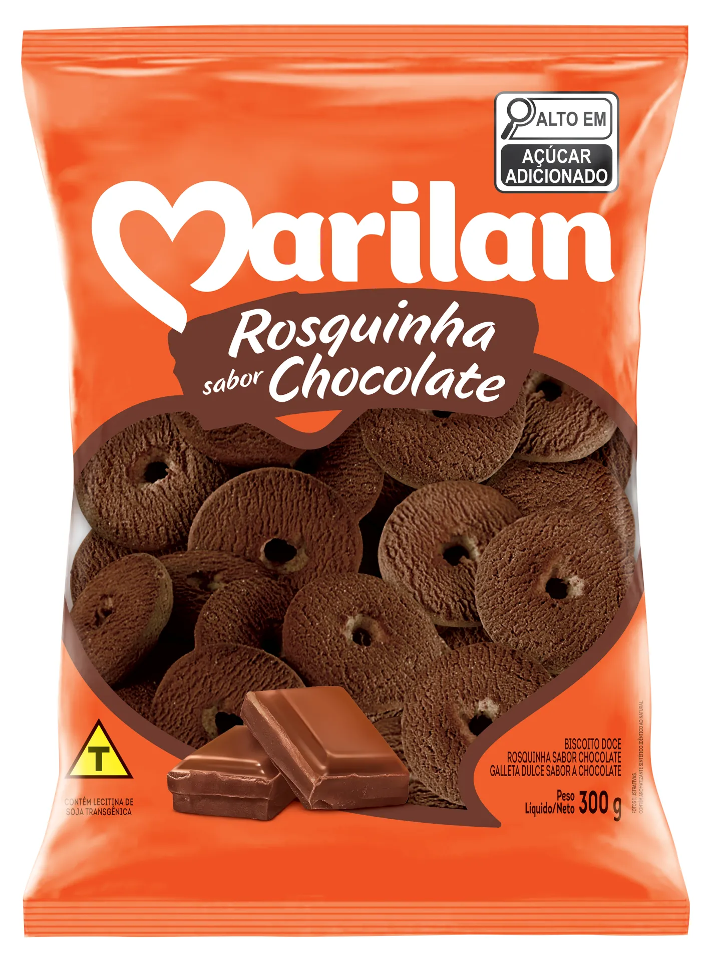 Biscoito Rosquinha Tradicional Chocolate 300g