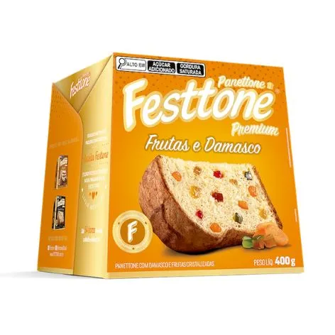 Panettone Premium Frutas e Damasco 400g