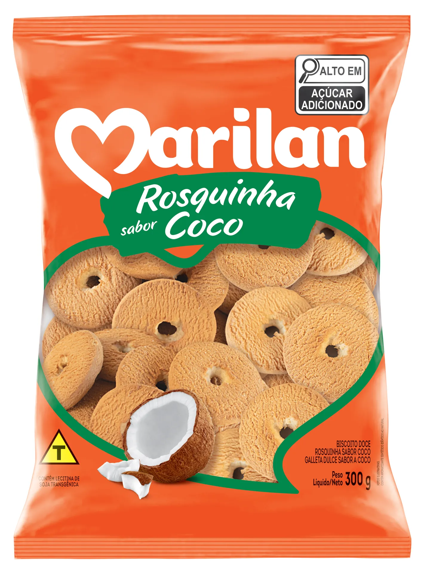 Biscoito Rosquinha Tradicional Coco 300g