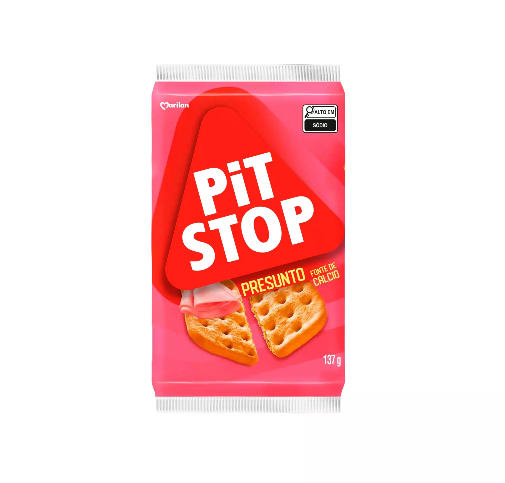 Biscoito Pit Stop Presunto 137g