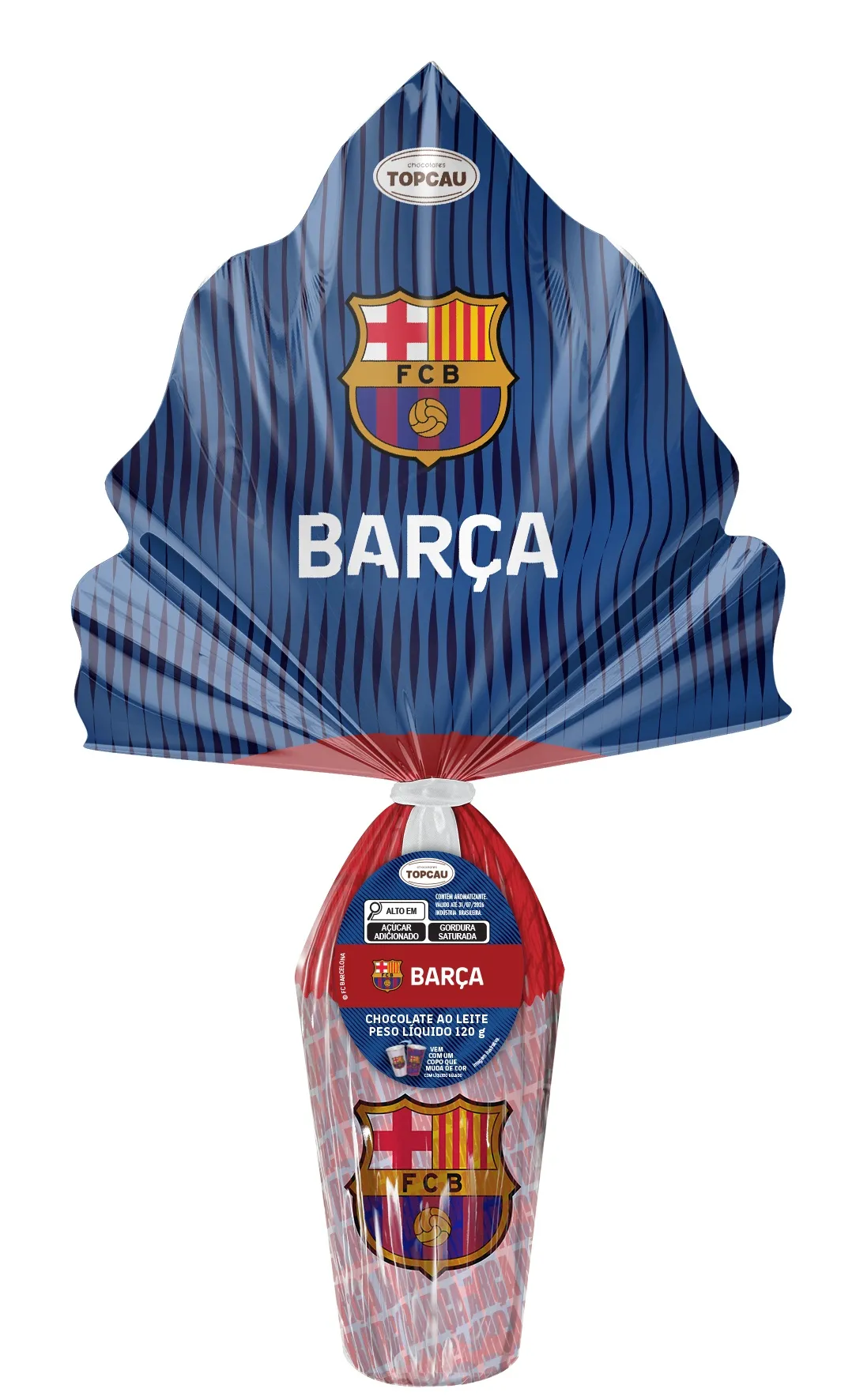 Ovo de Páscoa ao Leite Barça 120g