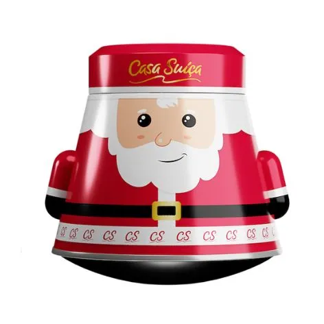 Lata Papai Noel Mini Panettone Chocolate 80g
