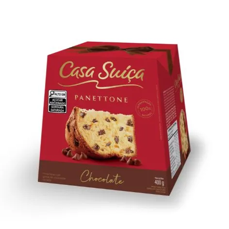 Panettone Tradicional Gotas de Chocolate 400g