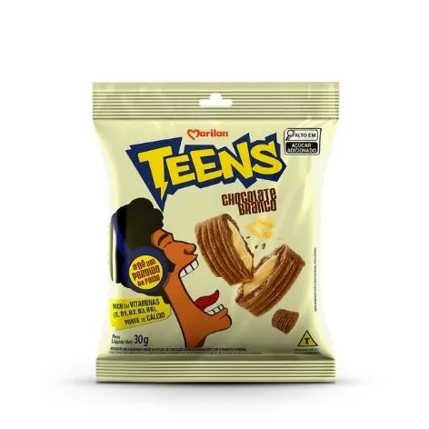 Teens Chocolate Branco 30g