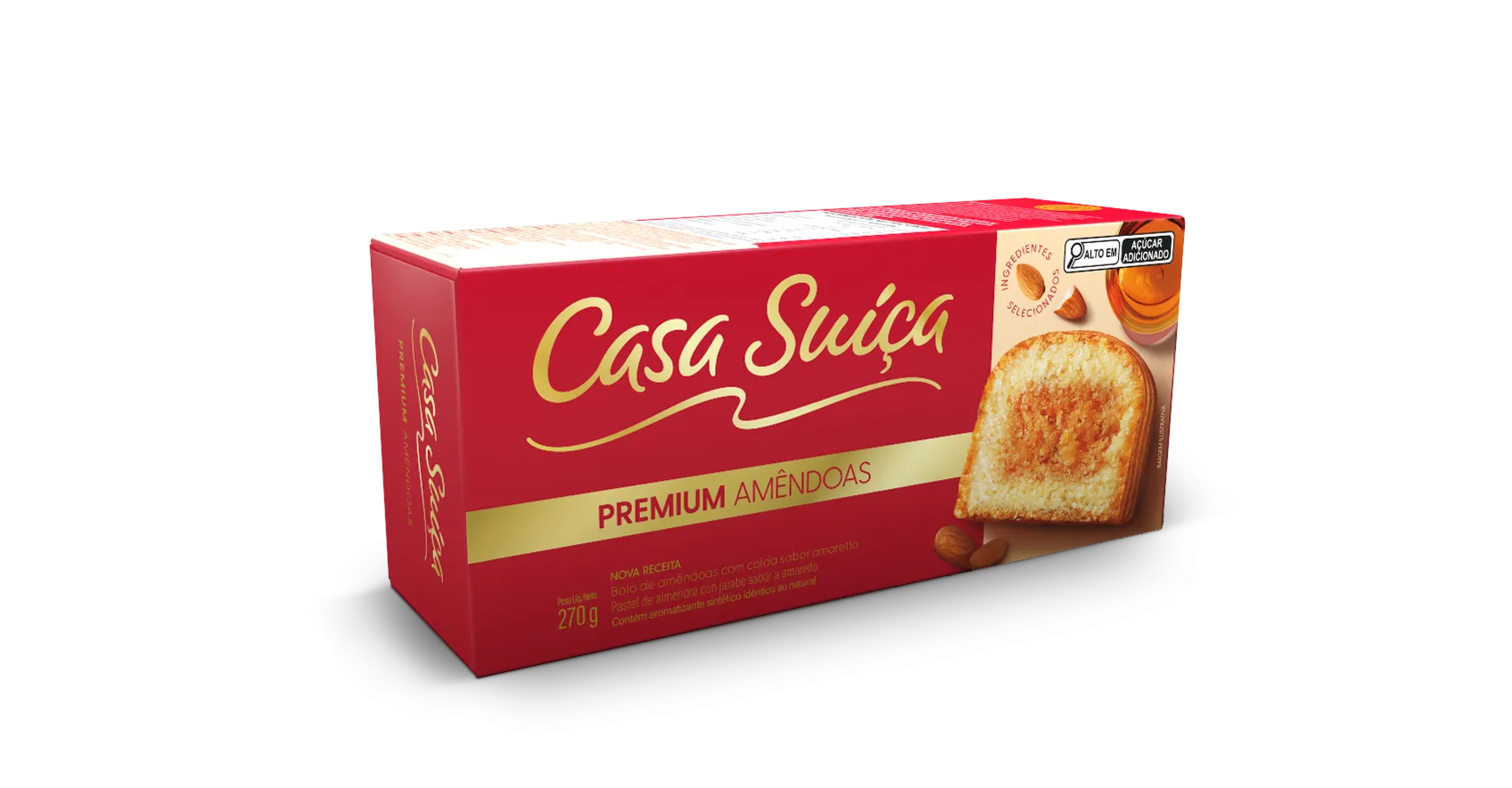 Bolo Premium Amêndoas 270g