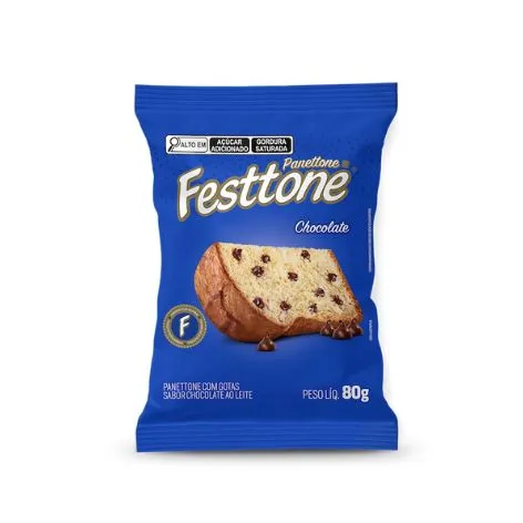 Panettone Gotas de Chocolate Sachê 80g