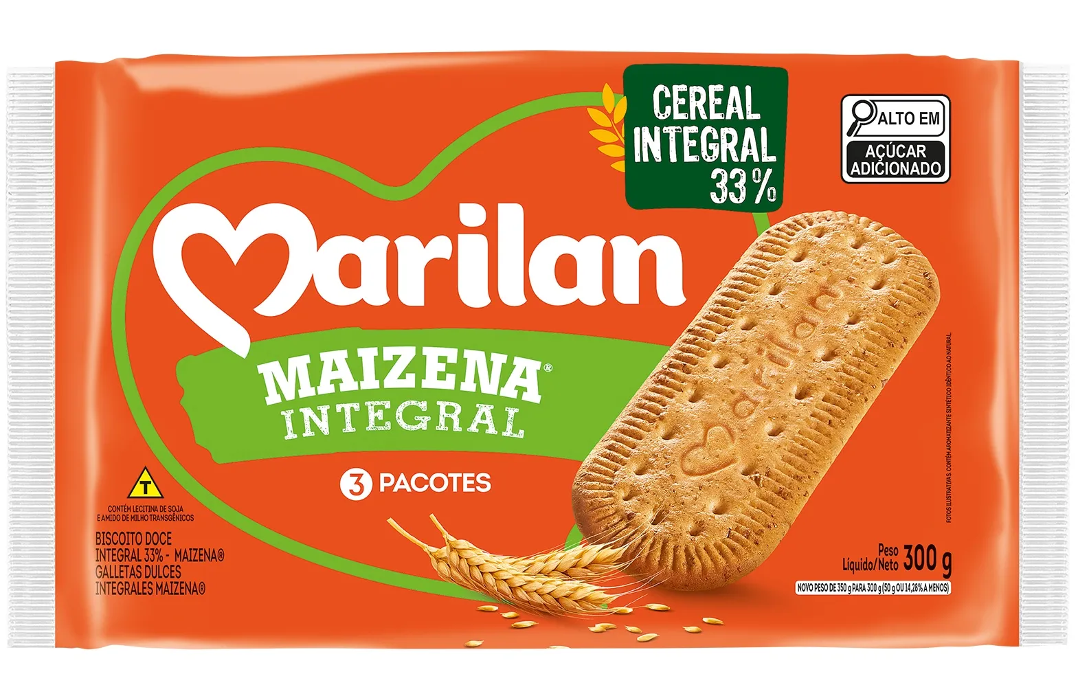 Biscoito Marilan Maizena® Integral 300g