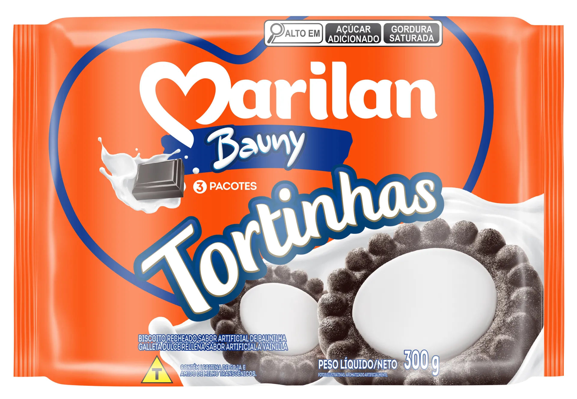 Biscoito Marilan Tortinhas Bauny 300g