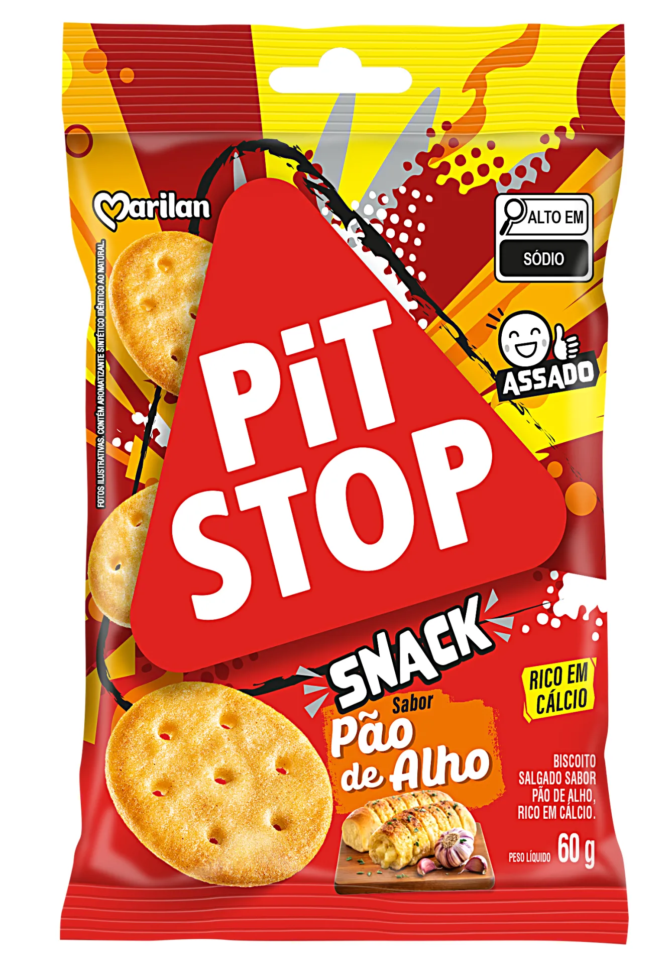Pit Stop Snack Pão de Alho 60g