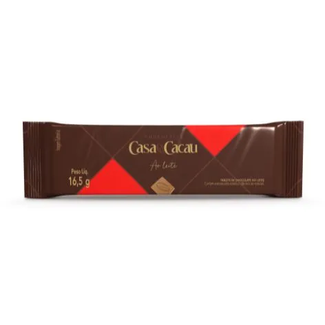 Tablete Chocolate ao Leite 16,5g