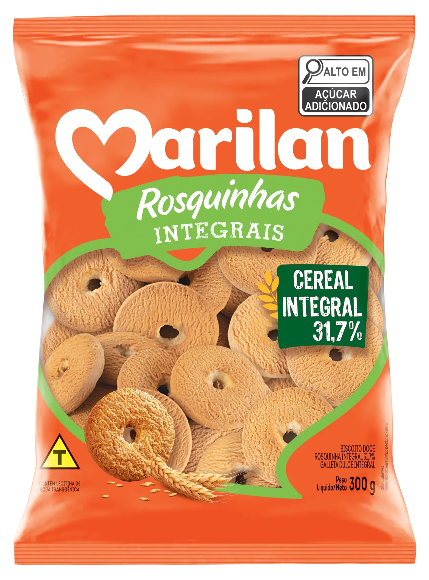 Biscoito Rosquinhas Integrais 300g