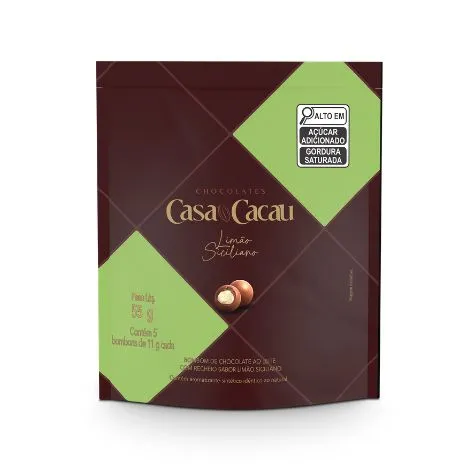 Bombom Chocolate com Limão Siciliano 55g