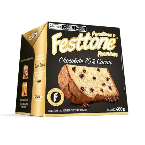 Panettone Premium Chocolate 70% Cacau 400g