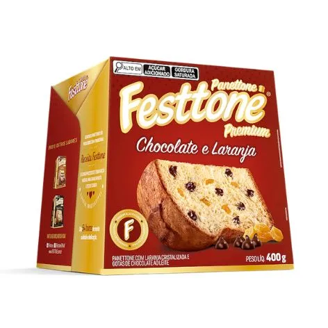 Panettone Premium Chocolate e Laranja 400g