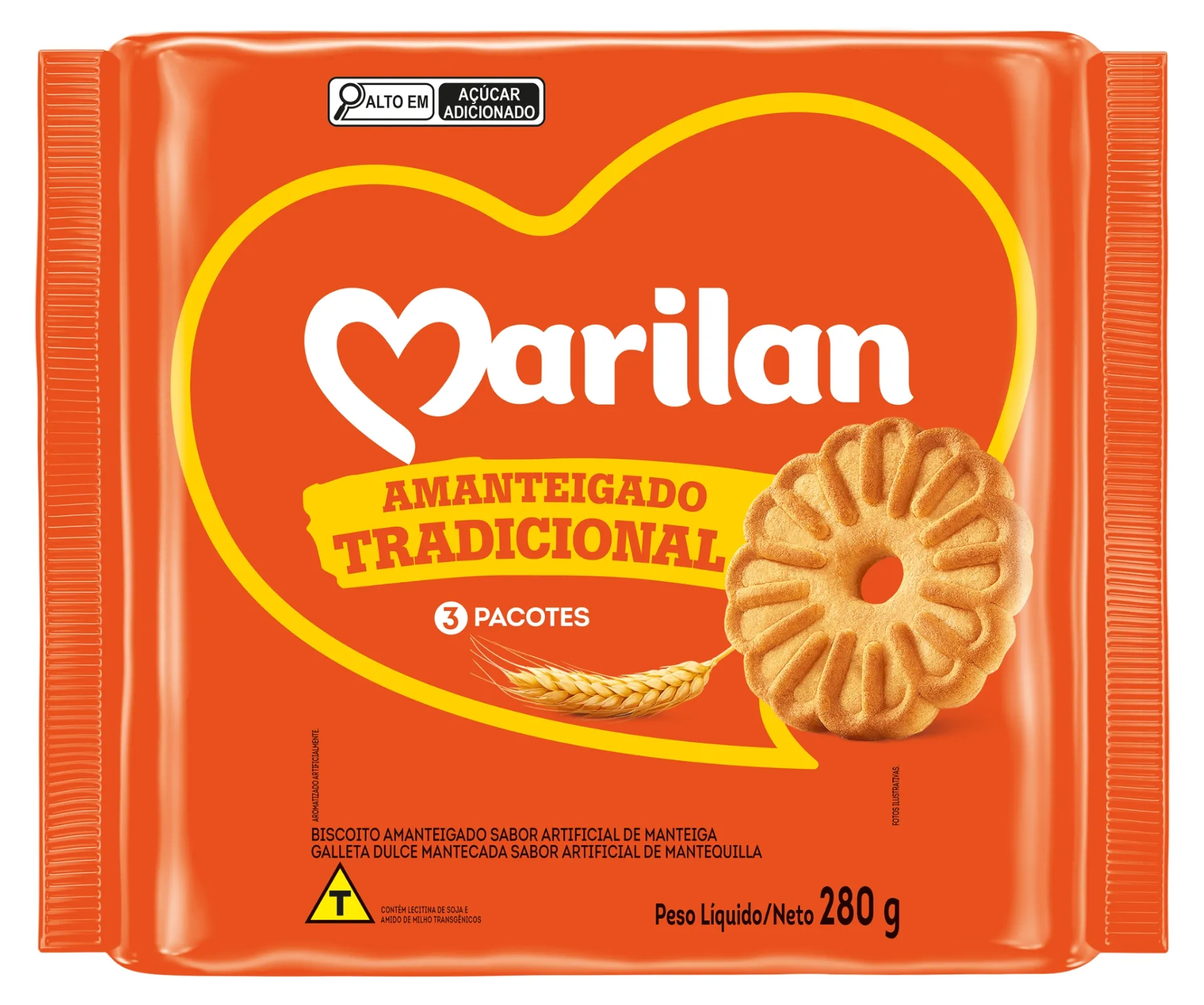 Biscoito Marilan Amanteigado Tradicional 280g