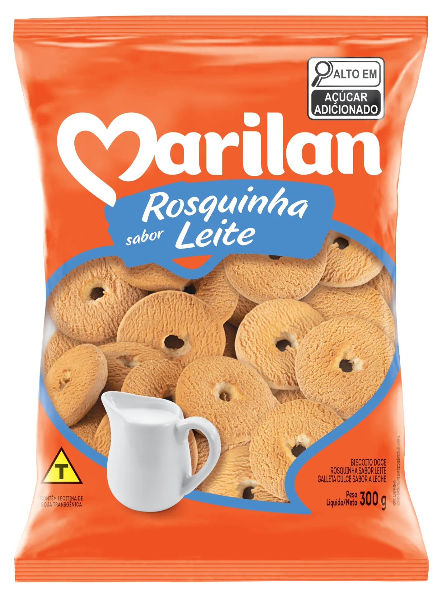 Biscoito Rosquinha Tradicional Leite 300g