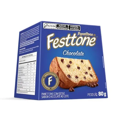 Panettone Gotas de Chocolate 80g