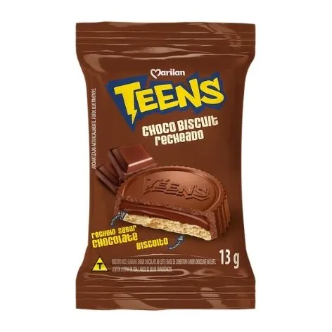 Choco Biscuit Recheado Chocolate 13g