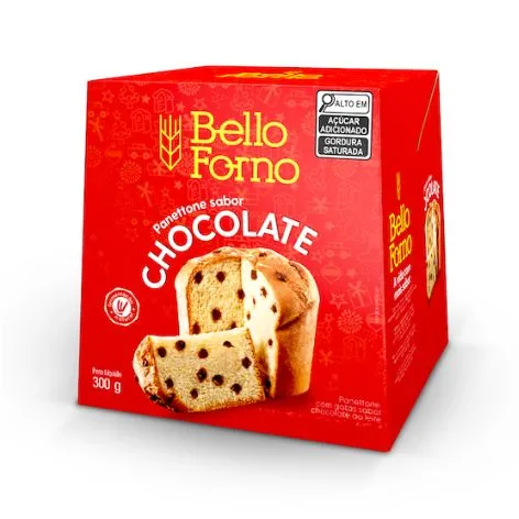 Panettone Bello Forno Gotas Chocolate 300g