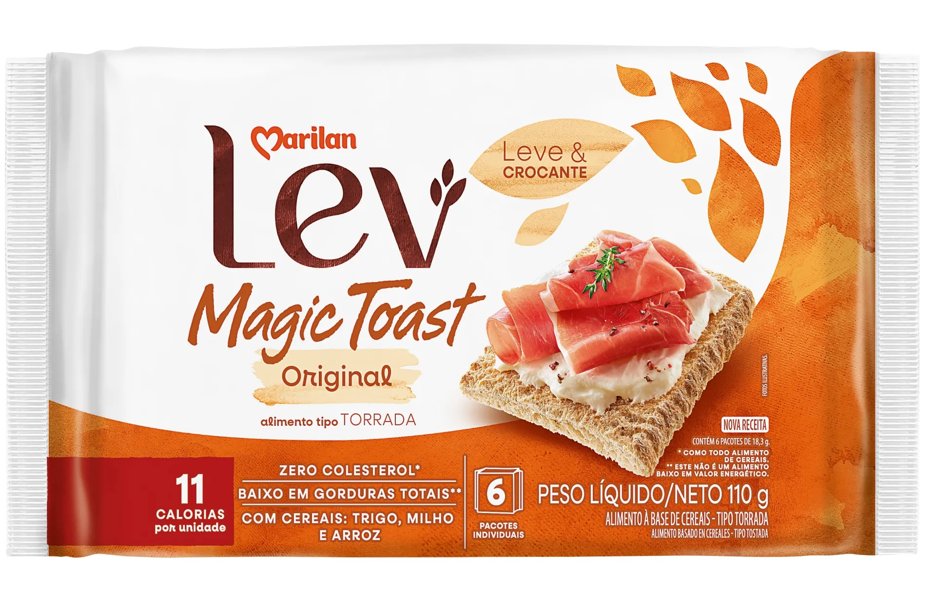 Torrada Lev Magic Toast Original 110g