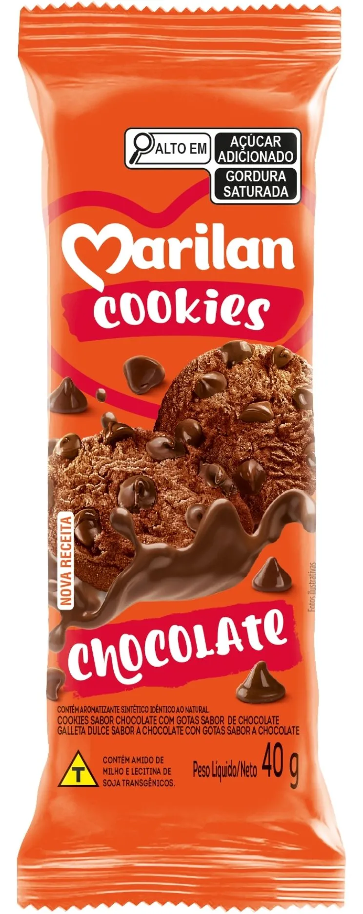 Cookies Marilan Chocolate com Gotas 40g