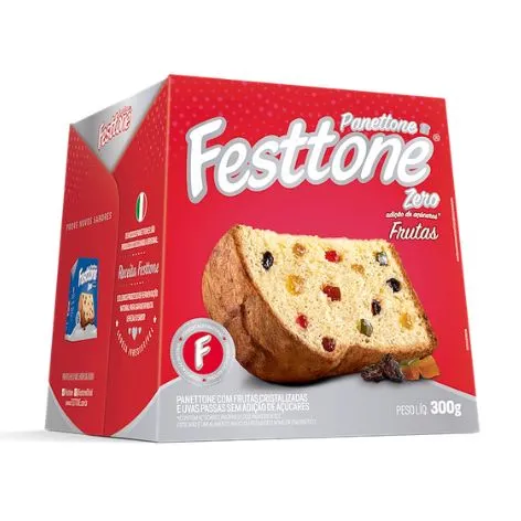 Panettone Frutas Zero Adição de Açúcares 300g