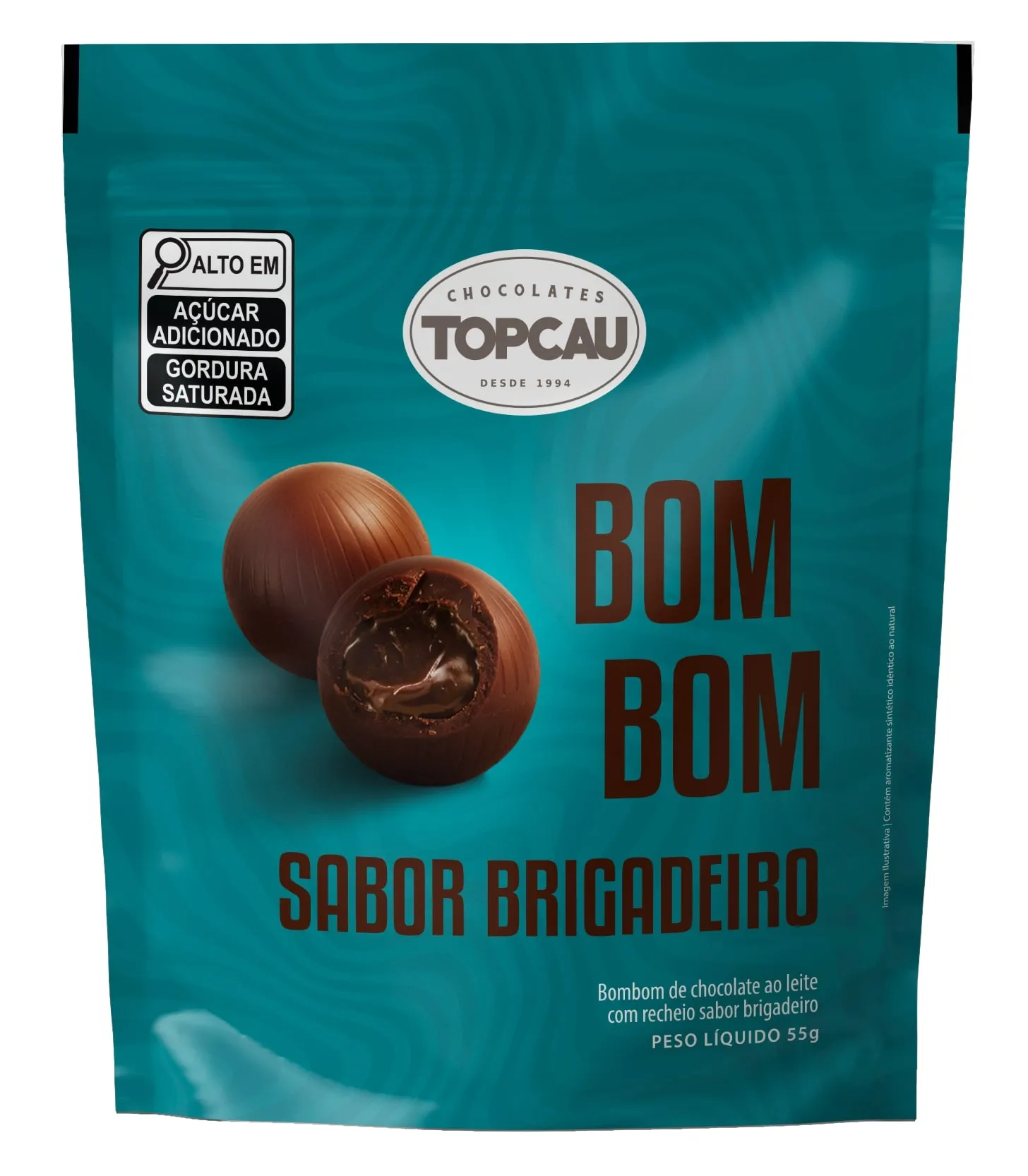 Bombom TopCau Brigadeiro 55g