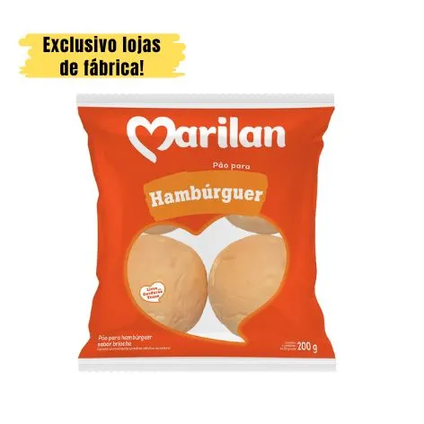 Pão Marilan Hambúrguer Brioche 200g