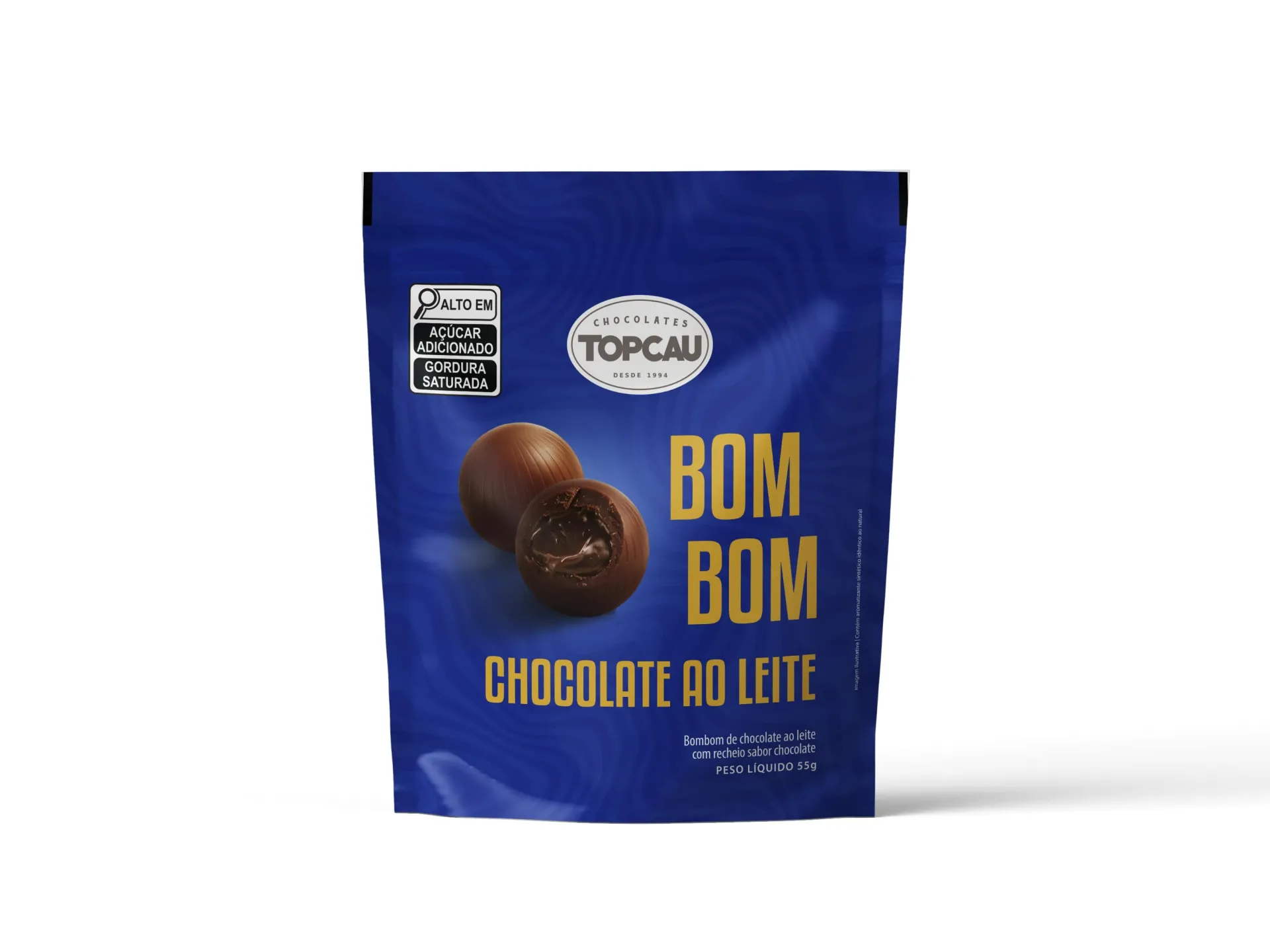 Bombom TopCau ao leite 55g