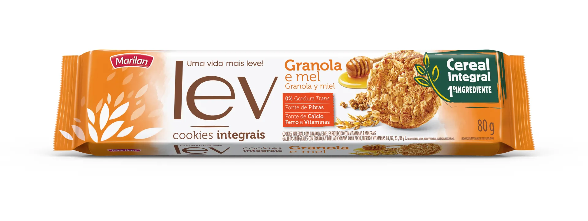 Cookies Lev Granola e Mel 80g