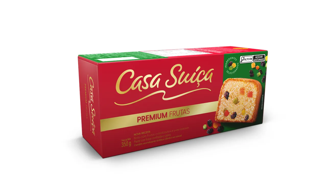 Bolo Premium Frutas 350g