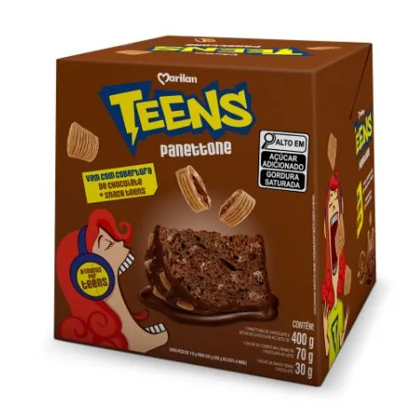 Panettone Teens Gotas de Chocolate 400g