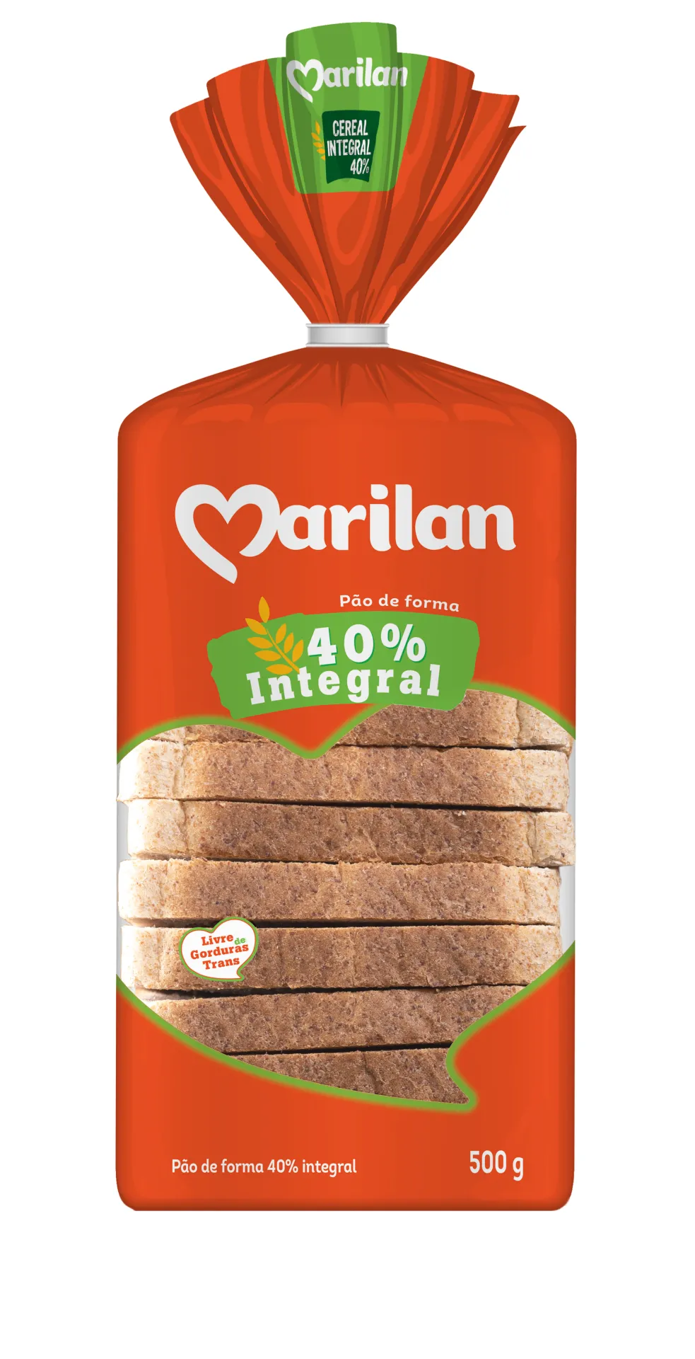 Pão Marilan Forma 40% Integral 500g