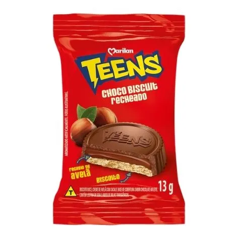 Choco Biscuit Recheado Avelã 13g
