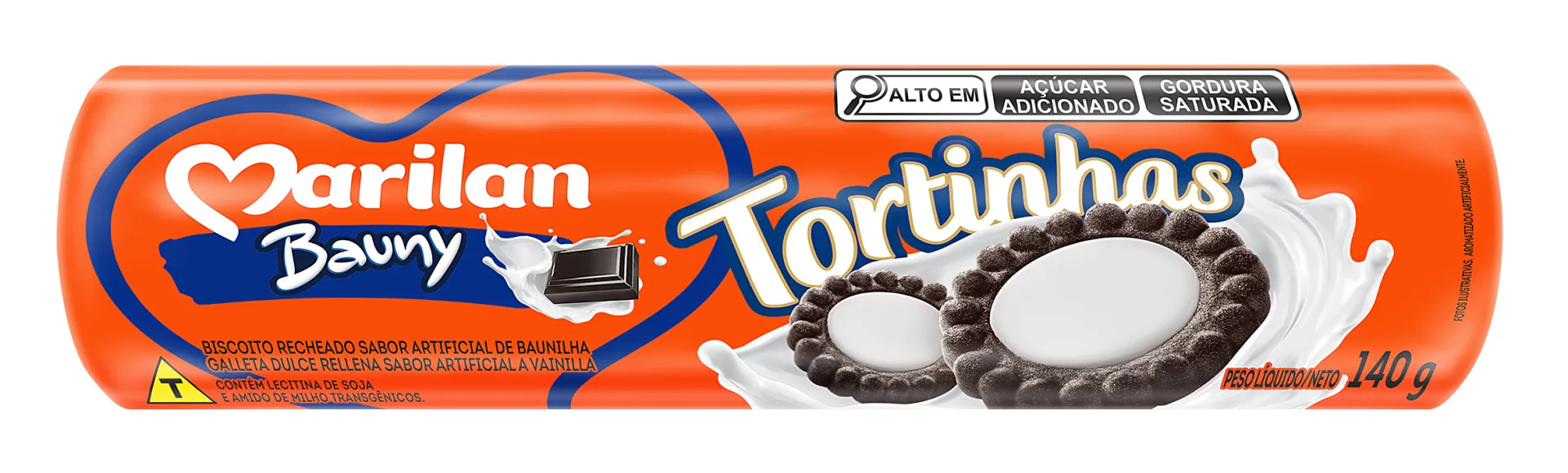 Biscoito Marilan Tortinhas Bauny 140g