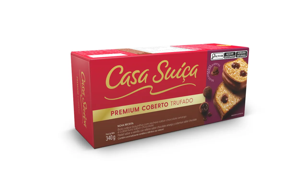 Bolo Premium Coberto Trufado 340g