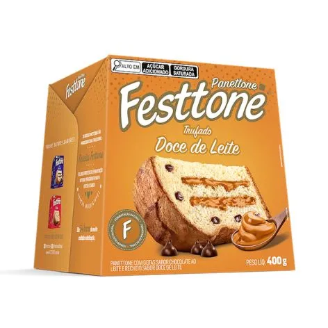 Panettone Trufado Doce de Leite 400g