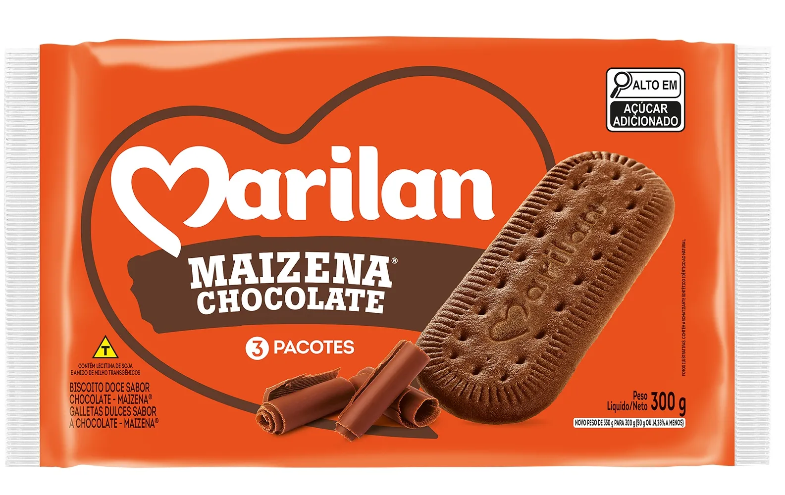 Biscoito Marilan Maizena® Chocolate 300g