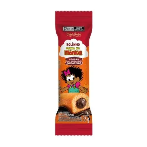 Bolinho Turma da Mônica Cenoura com Chocolate 35g