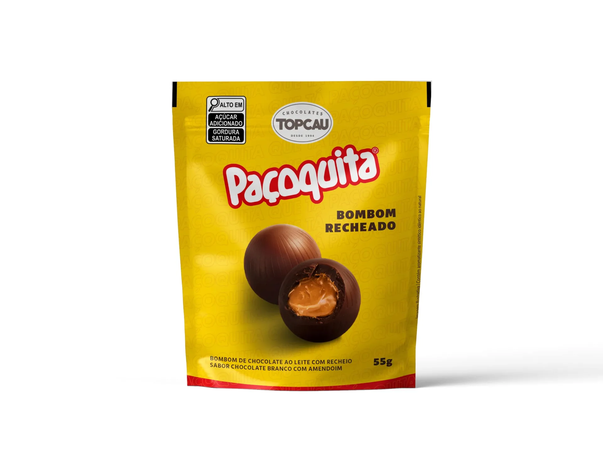 Bombom TopCau Paçoquita 55g