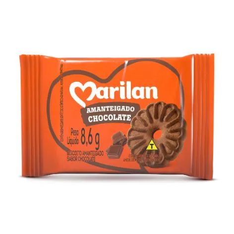 Biscoito Amanteigado Chocolate 8,6g