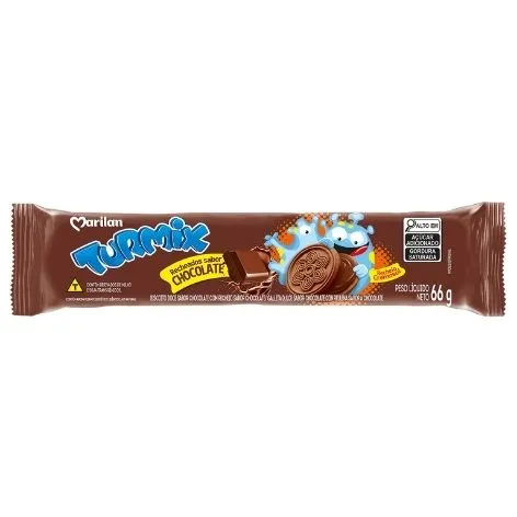 Biscoito Recheado Turmix Chocolate 66g