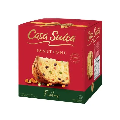 Panettone Tradicional Frutas 750g