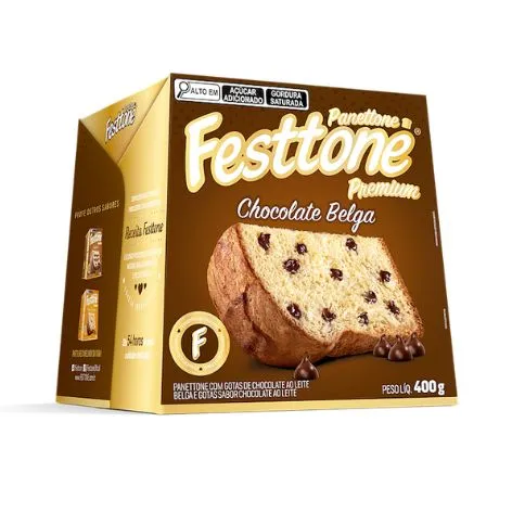 Panettone Premium Chocolate Belga 400g
