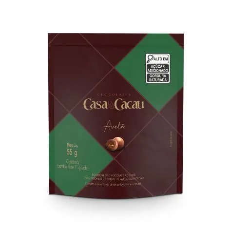 Bombom Chocolate com Avelã 55g