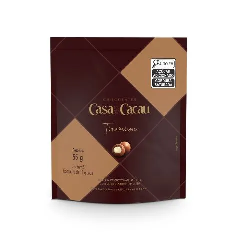 Bombom Chocolate com Tiramissu 55g